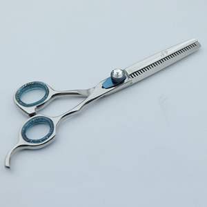Ciseaux à effiler UBI pour barbier, pour droitiers, 6,5 pouces, acier inoxydable 4Cr13, 32 dents, manche long, ciseaux de coiffure pour salon - Product Image 3