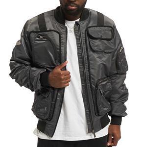 Chaqueta de vuelo de estilo informal ecológica para hombre, chaqueta Bomber de nailon para invierno de talla grande XXL para uso diario y viajes - Product Image 3