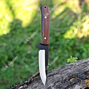 Cuchillo Táctico Compacto de Hoja Fija, Mango de Madera de Palisandro, Hoja de Acero Inoxidable Forjada a Mano con Punta Caída, 8 Pulgadas de Largo, OEM/ODM Disponible - Product Image 2