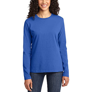 Camiseta de Verano de Alta Calidad para Gimnasio, Talla Grande, para Mujer, al por Mayor, Informal, 100% Algodón, Cuello Redondo, Hombros Caídos - Product Image 1