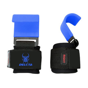 Crochets de musculation au design unique, couleur personnalisée, prix de gros, crochets de musculation en néoprène - Product Image 1