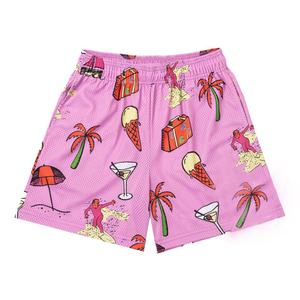 Pantalones Cortos de Hombre de Alta Calidad con Estampado Moderno, Tela Premium, Corte Elegante para Uso Casual y Trajes de Playa - Product Image 6