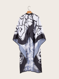 ผ้าคลุมตัดผมกันน้ำแบบกำหนดเองได้ พร้อมตะขอเกี่ยว สำหรับช่างตัดผมมืออาชีพ ใช้ในร้านเสริมสวย - Product Image 5