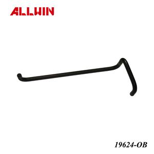 Hotel-Grade Double Towel Rack with <b>Square</b> <b>Combination</b> Handle and Washer for Bathrooms - Product Image 5