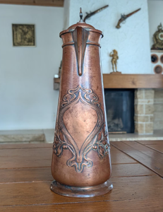 Carafe en cuivre de haute qualité pour l'eau potable, carafe de service en cuivre, carafe à vin en cuivre avec finition polie brillante - Product Image 3
