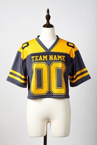 Maillot de football américain personnalisé à prix abordable, maillot de lacrosse unisexe en maille de haute qualité, maillot de sport tout en maille pour hommes et femmes - Product Image 1