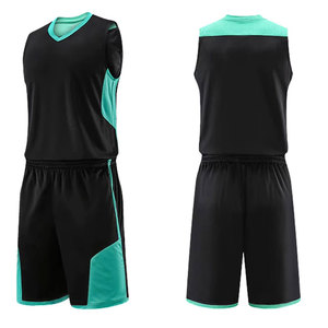 Nouvelle tenue d'équipe de basketball OEM, confortable, réversible, style américain, en plusieurs couleurs unies - Product Image 4