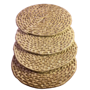 Sous-verres et tapis de table élégants en rotin avec isolation pour vaisselle, tasses à café et décoration de table, à prix de gros avantageux - Product Image 1