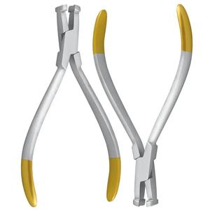 Pince de formage de boucles pour fils orthodontiques en acier inoxydable de haute qualité, instrument dentaire pour le retrait de brackets par Grip Surgical - Product Image 4