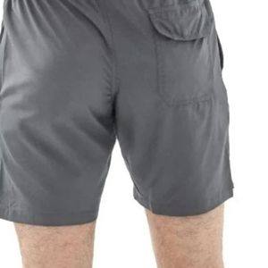 Shorts de marathon gris pour hommes, légers, pour la course à pied, l'entraînement athlétique, les exercices sportifs, avec cordon de serrage à la taille, vêtements de sport décontractés - Product Image 5
