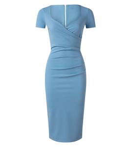 Robe Polo Femme pour l'Hôtellerie - Bordure Contrastante Élégante - Robe en Coton Piqué à Manches Courtes avec Logo Personnalisé - Product Image 1