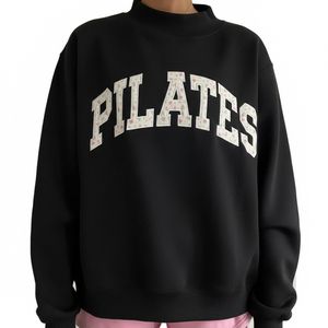 Sudadera Oversize de Cuello Alto para Mujer, de Poliéster/Algodón, Corte Holgado, Totalmente Personalizable, Estilo Urbano - Product Image 1