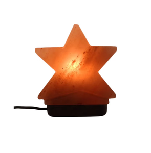 Lámparas de Sal del Himalaya en Forma de Estrella, Talladas en Material Orgánico, con Tacto Real - Modelo SE-6004 de Sian Enterprises - Product Image 2
