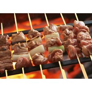 Spiedini in bambù da 23 cm per kebab, 100 pz/sacchetto, accessori per barbecue all'aperto GM1077 - Product Image 3