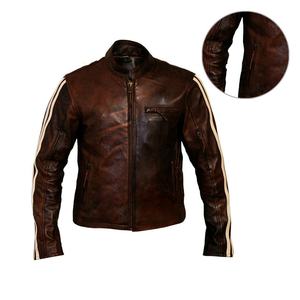Venta al por mayor al aire libre de invierno de moda casual de color personalizado transpirable hombres motocicleta chaquetas de cuero - Product Image 5