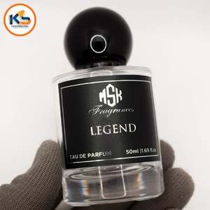 Etiquetas Personalizadas Resistentes con Relieve en Lámina Plateada para Botellas de Perfume y Cuidado de la Piel |   Vinilo Reflectante Brillante, Impermeable y Resistente a los Rayos UV - Product Image 4