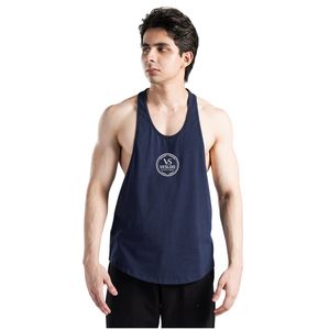 Navy Impulse <b>Stringer</b> <b>Men's</b> Gym Tank Top Sleeveless Workout Fitness Training Bodybuilding <b>Stringer</b> Athletic Muscle Cotton <b>Vest</b> E - Product Image 2
