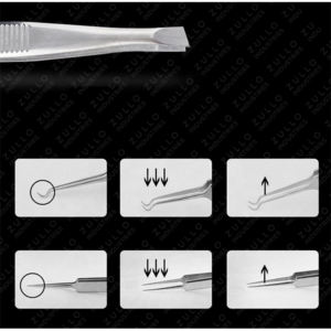 ชุดอุปกรณ์กำจัดสิวหัวดำและสิวอักเสบ 7 ชิ้น ทำจากสแตนเลสกันน้ำ ได้รับการรับรองมาตรฐาน CE ISO พร้อมบริการสกรีนโลโก้ - Product Image 6