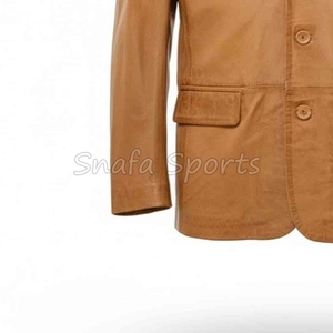 เสื้อโค้ทหนังแท้คุณภาพดี รุ่นยาว สำหรับฤดูหนาว อุ่นสบาย ทันสมัย สวยงาม ทนทาน คลาสสิก ดีไซน์เนอร์แบรนด์ดัง ลดราคา - Product Image 4