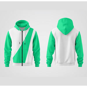 Sweat à capuche zippé personnalisé avec logo brodé, vêtements de sport décontractés, molleton confortable, pour hommes, femmes et jeunes, veste à capuche pour l'entraînement, vêtements de sport - Product Image 6