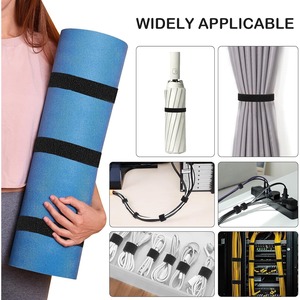 Fascette per Cavi Riutilizzabili e Rimovibili, 3 Metri, Organizzatore Multifunzione per Cavi, Nastro per Gestione Cavi Dati - Product Image 5