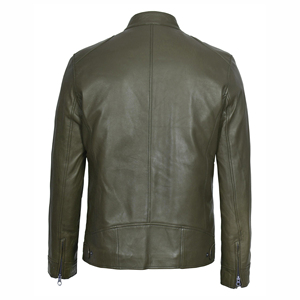 Veste en cuir sur mesure de nouvelle conception, veste en cuir noir de haute qualité pour hommes, vêtements de créateur pour hommes, veste à prix bas - Product Image 2