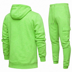Chándal Deportivo de Invierno para Hombre, Cálido, Informal, de Secado Rápido, con Capucha y Cordón Ajustable, Corte Regular, Manga Larga, OEM - Product Image 5