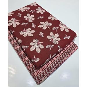 Premium Pure Cotton 60x60 Jaipuri Printed Fabric 44 Inch Width 10 Meter Minimum Order-[<b>5</b> METER TOP+<b>5</b> METER BOTTOM ] - Product Image 1