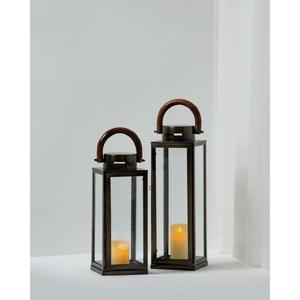 Cheap Price Tealight Candle Holder <b>Set</b> of 2 Home Accessories Decorative <b>Lanterns</b> Latest Arrival Moroccan <b>Lantern</b> Black Coated - Product Image 3