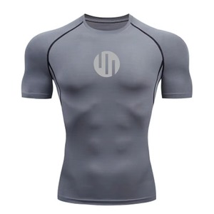 OEM Custom Logo Dry-Fit Sports T-<b>Shirt</b> for <b>Men</b> | Sublimation Printing <b>Compression</b> Gym Tee | MMA Fitness Short Sleeve <b>Shirt</b> - Product Image 1