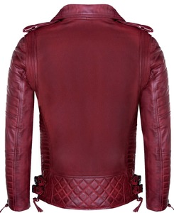 Veste de motard en cuir véritable de qualité supérieure pour homme, style vintage, service d'échantillons OEM ODM disponible - Product Image 3