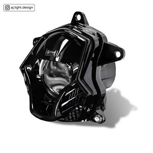 Kit d'éclairage avant multifonction pour moto AJ LIGHT DESIGN Demon Eye LED, blanc naturel, phare SYM MMBCU, fabriqué à Taïwan - Product Image 2