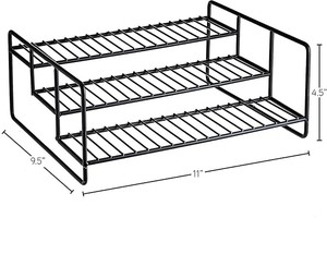 Organizador de Especias de Cocina de 3 Niveles, Estante de Almacenamiento Multinivel para Especias, Frascos y Condimentos - Product Image 2