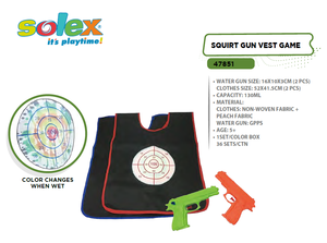 ชุดปืนฉีดน้ำและเสื้อกั๊กสำหรับเล่นน้ำกลางแจ้ง - Product Image 2