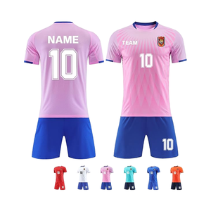 Conjunto de camisetas de fútbol personalizadas para hombre, uniformes de fútbol de nueva temporada 24/25, incluye camiseta, uniforme de fútbol portátil, servicio OEM - Product Image 1