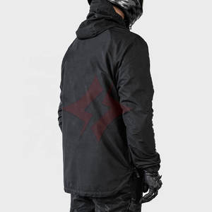 Hoodie de moto unisexe avec protection CE pour les épaules, les coudes et le dos, doublure intégrale en fibre d'aramide respirante, toutes saisons - Product Image 5