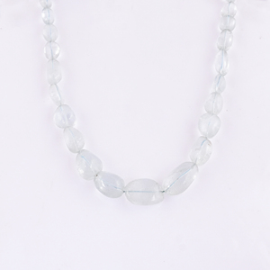 Chaîne de perles en aquamarine naturelle de qualité supérieure pour la fabrication de bijoux - Product Image 1