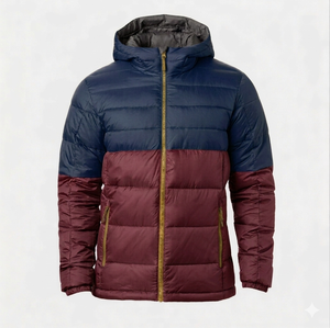 Vestes matelassées pour hommes de haute qualité, coupe-vent, grandes tailles, logo personnalisé, fermeture éclair légère - Product Image 1