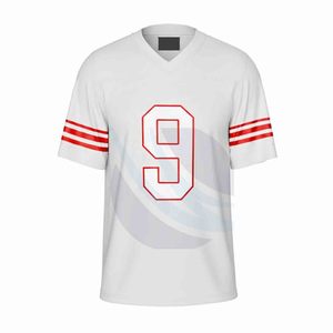 Maillots de football américain SPOFIT style professionnel, personnalisés, haute qualité, respirants, grandes tailles, uniformes à manches courtes unisexes - Product Image 6