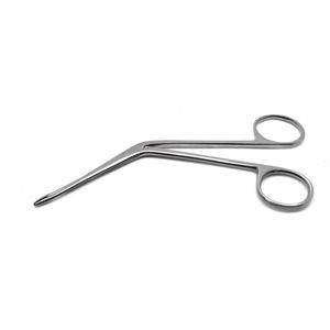 Pinzas Micro Alligator Dentadas de Acero Inoxidable de 5.5 Pulgadas para Cirugía de Oído y Senos, Uso Hospitalario - Product Image 2