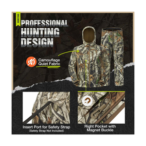 Uniforme Táctico de Camuflaje Personalizado para Hombre, Transpirable, de Poliéster/Algodón Satinado, Anti-UV, ACU, para Escalada, Exploración, Caza al Aire Libre - Product Image 3