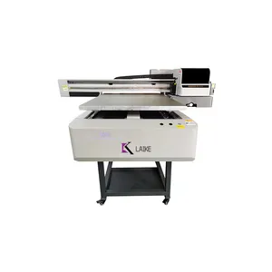 Fabricant professionnel LK Inkjet UV 6090 600mm * 900mm Impression directe sur surface plane et cylindrique avec tête d'impression Epson