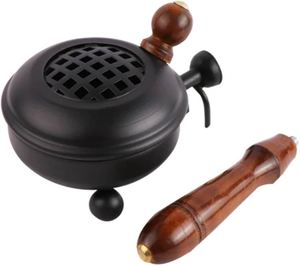 Bone Inlay Incense Bakhoor Burner With Acrylic <b>Box</b> - Product Image 6