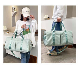 Bolsa de Gimnasio de Nailon Moderna de 76-120L+ con Cierre de Cremallera, Compartimento para Zapatos, Portátil, para Viajes, Hospital, Trabajo - Product Image 3