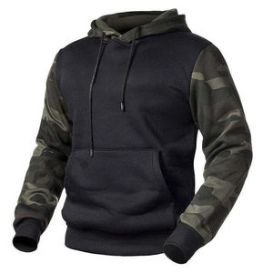 Sudadera con Capucha Personalizada para Hombre, Transpirable, con Mangas Raglán, Diseño de Camuflaje, Felpa - Product Image 5