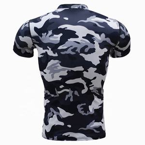 Customized <b>Camo</b> Sublimation Quick Dry Shorts Sleeve Compression <b>T</b> <b>Shirt</b> for <b>Men</b> Unisex Compression <b>T</b>-<b>Shirt</b> <b>Men</b> Slim Fit <b>T</b> <b>Shirt</b> - Product Image 2