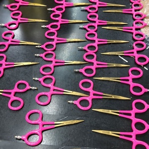 Pinzas de Bloqueo Hemostáticas Multicolores con Base Dorada, Herramienta de Soldadura de Joyería Permanente de Alta Calidad, 5 Pulgadas / Personalizable - Product Image 4