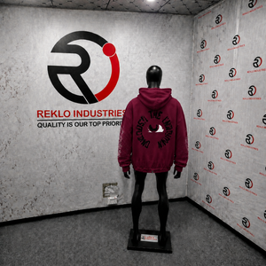 NUEVA SUDADERA CON CAPUCHA Y CIERRE DE CREMAÑERA EN COLOR BURGUNDÍA CON ESTAMPADO GRÁFICO, SUDADERA DE FORRO POLAR EXTRA GRANDE ESTILO STREETWEAR, SUDADERA CON CAPUCHA CASUAL UNISEX, CHAQUETA URBANA EN SAL - Product Image 4