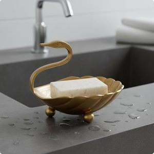 Cuenco Decorativo Hecho a Mano en Forma <span class=keywords><strong>de</strong></span> <span class=keywords><strong>Cisne</strong></span> <span class=keywords><strong>de</strong></span> Latón con <span class=keywords><strong>Cuello</strong></span> Esculpido y Patas Esféricas - Product Image 3