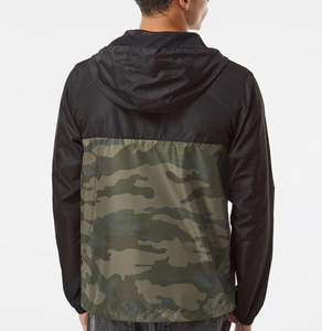Customizable Color Zipper Waterproof Summer Outdoor Hooded Lightweight Breathable Windbreaker <b>Jacket</b> for <b>Men</b> New Fashion <b>Running</b> - Product Image 2